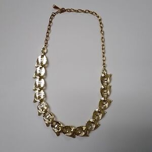 Vintage Tone Gold Women Necklace